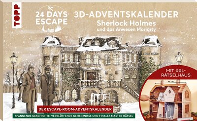 Alle Details zum Brettspiel 24 Days Escape: 3D-Adventskalender 2021 – Sherlock Holmes und das Anwesen Moriarty und ähnlichen Spielen