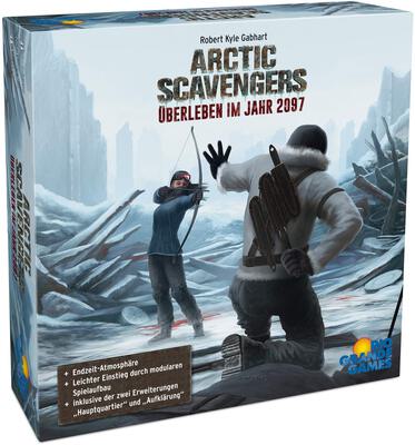 Alle Details zum Brettspiel Arctic Scavengers: Überleben im Jahr 2097 (inkl. Erweiterungen) und ähnlichen Spielen