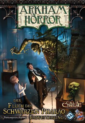 Alle Details zum Brettspiel Arkham Horror: Der Fluch des Schwarzen Pharao (Erweiterung) - Überarbeitete Edition und ähnlichen Spielen