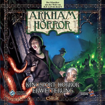 Alle Details zum Brettspiel Arkham Horror: Kingsport Horror (Erweiterung) und ähnlichen Spielen
