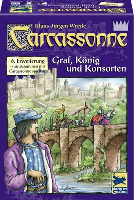 Alle Details zum Brettspiel Carcassonne: Graf, König und Konsorten (6. Erweiterung) und ähnlichen Spielen