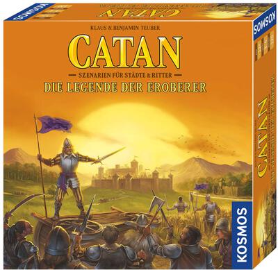 Alle Details zum Brettspiel Catan: Szenarien für Städte & Ritter – Die Legende der Eroberer und ähnlichen Spielen