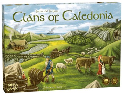 Alle Details zum Brettspiel Clans of Caledonia und ähnlichen Spielen