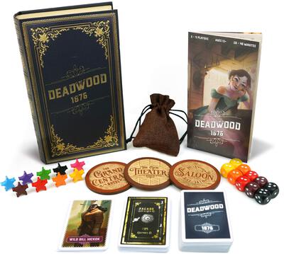 Alle Details zum Brettspiel Deadwood 1876 und ähnlichen Spielen