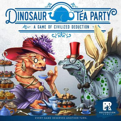 Alle Details zum Brettspiel Dinosaur Tea Party und ähnlichen Spielen