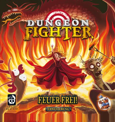 Alle Details zum Brettspiel Dungeon Fighter: Feuer frei! (1. Erweiterung) und ähnlichen Spielen