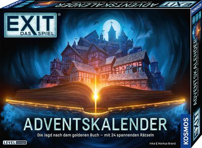 Alle Details zum Brettspiel EXIT: Das Spiel – Adventskalender 2021: Die Jagd nach dem goldenen Buch und ähnlichen Spielen