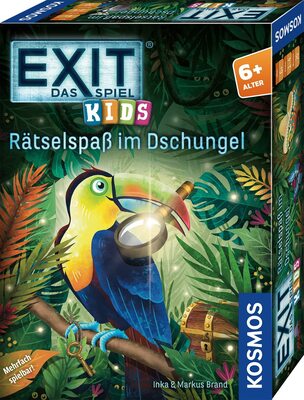 Alle Details zum Brettspiel EXIT: Das Spiel – Kids: Rätselspaß im Dschungel und ähnlichen Spielen