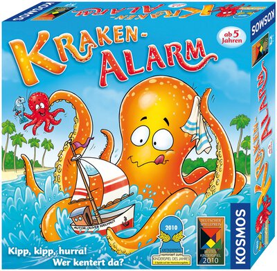 Alle Details zum Brettspiel Kraken-Alarm (Deutscher Kinderspielpreis 2010 Gewinner) und ähnlichen Spielen