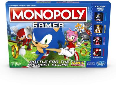 Alle Details zum Brettspiel Monopoly Gamer: Sonic The Hedgehog und ähnlichen Spielen