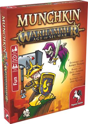 Alle Details zum Brettspiel Munchkin Warhammer: Age of Sigmar und ähnlichen Spielen