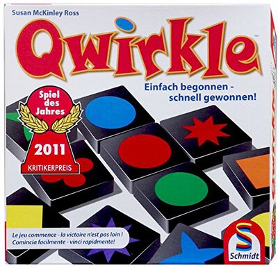 Alle Details zum Brettspiel Qwirkle (Spiel des Jahres 2011) und ähnlichen Spielen