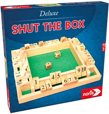 Alle Details zum Brettspiel Shut the Box / Alle Neune / Zock / Würfel-Bar / 45 und ähnlichen Spielen