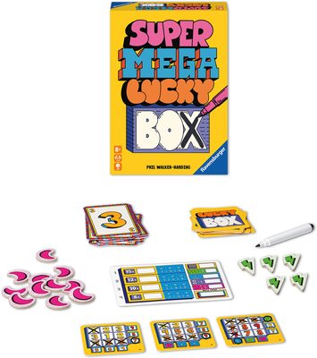 Alle Details zum Brettspiel Super Mega Lucky Box und ähnlichen Spielen