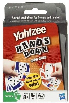 Alle Details zum Brettspiel Yahtzee Hands Down Card Game und ähnlichen Spielen