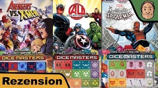 YouTube Review vom Spiel "Marvel Dice Masters: Avengers vs. X-Men" von Hunter & Cron - Brettspiele