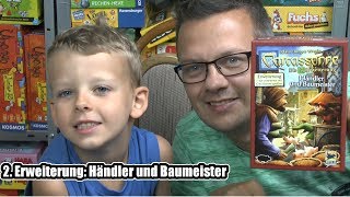 YouTube Review vom Spiel "Carcassonne: Händler und Baumeister (2. Erweiterung)" von SpieleBlog