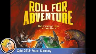 YouTube Review vom Spiel "Roll for Adventure" von BoardGameGeek