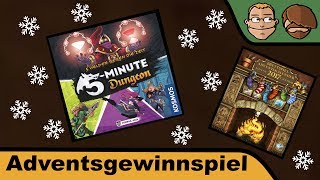 YouTube Review vom Spiel "5-Minute Dungeon" von Hunter & Cron - Brettspiele