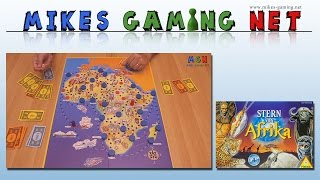 YouTube Review vom Spiel "Stern von Afrika" von Mikes Gaming Net - Brettspiele
