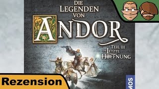 YouTube Review vom Spiel "Die Legenden von Andor: Die Bonus-Box (6. Erweiterung)" von Hunter & Cron - Brettspiele