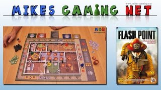YouTube Review vom Spiel "Flash Point: Flammendes Inferno" von Mikes Gaming Net - Brettspiele