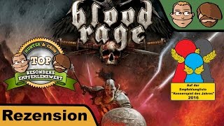 YouTube Review vom Spiel "Blood Rage" von Hunter & Cron - Brettspiele