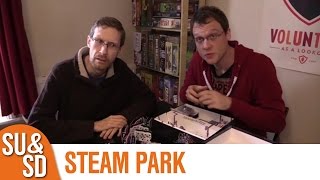 YouTube Review vom Spiel "Steam Park" von Shut Up & Sit Down