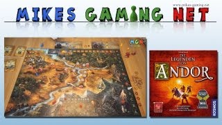 YouTube Review vom Spiel "Die Legenden von Andor: Die Bonus-Box (6. Erweiterung)" von Mikes Gaming Net - Brettspiele