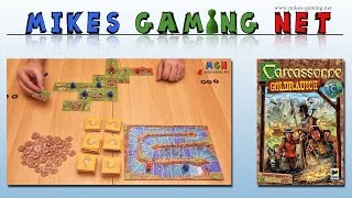 YouTube Review vom Spiel "Carcassonne: Goldrausch" von Mikes Gaming Net - Brettspiele