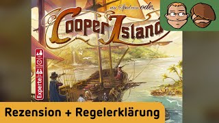YouTube Review vom Spiel "Cooper Island" von Hunter & Cron - Brettspiele