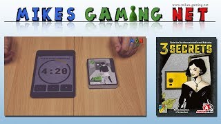 YouTube Review vom Spiel "Top Secret (Schmidt Spiele)" von Mikes Gaming Net - Brettspiele