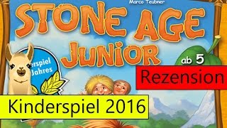 YouTube Review vom Spiel "Stone Age Junior: Das Kartenspiel" von Spielama