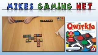 YouTube Review vom Spiel "Qwirkle Cubes" von Mikes Gaming Net - Brettspiele