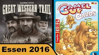 YouTube Review vom Spiel "Great Western Trail: Rails to the North (Erweiterung)" von Hunter & Cron - Brettspiele