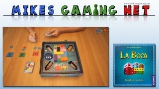 YouTube Review vom Spiel "La Boca" von Mikes Gaming Net - Brettspiele