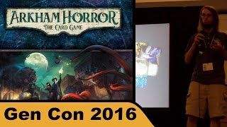 YouTube Review vom Spiel "Arkham Horror: Das Kartenspiel" von Hunter & Cron - Brettspiele