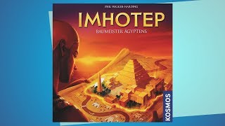 YouTube Review vom Spiel "Imhotep - Baumeister Ägyptens" von SPIELKULTde