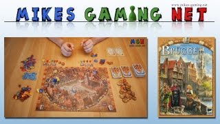 YouTube Review vom Spiel "Brügge" von Mikes Gaming Net - Brettspiele