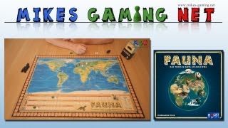 YouTube Review vom Spiel "Fauna" von Mikes Gaming Net - Brettspiele