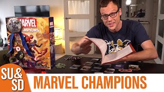 YouTube Review vom Spiel "Marvel Champions: Das Kartenspiel" von Shut Up & Sit Down