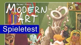 YouTube Review vom Spiel "Modern Art (Deutscher Spielepreis 1993 Gewinner)" von Spielama