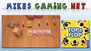 YouTube Review vom Spiel "Top & Flop" von Mikes Gaming Net - Brettspiele