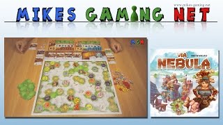 YouTube Review vom Spiel "Via Nebula" von Mikes Gaming Net - Brettspiele