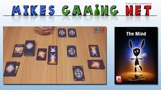 YouTube Review vom Spiel "The Mind Kartenspiel" von Mikes Gaming Net - Brettspiele