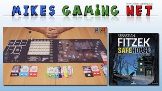 YouTube Review vom Spiel "Sebastian Fitzek Safehouse" von Mikes Gaming Net - Brettspiele