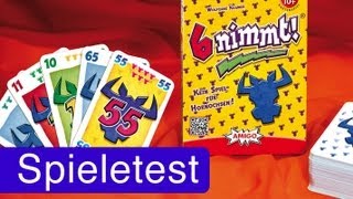 YouTube Review vom Spiel "6 nimmt! Kartenspiel (Deutscher Spielepreis 1994 Gewinner)" von Spielama