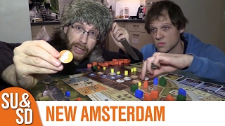 YouTube Review vom Spiel "New Amsterdam & the Dutch West India Trading Company" von Shut Up & Sit Down