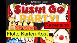 YouTube Review vom Spiel "Sushi Go Party!" von Spielama