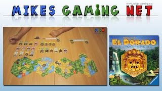 YouTube Review vom Spiel "Wettlauf nach El Dorado" von Mikes Gaming Net - Brettspiele